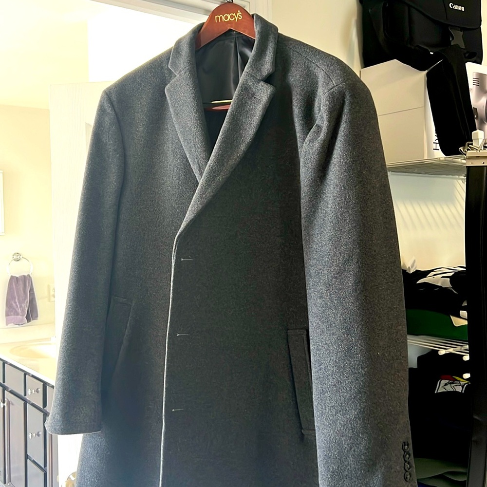 Calvin Klein Gray Overcoat - PERFECT CONDITION